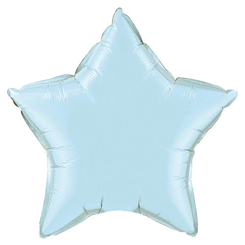 Star Balloon - Pearl Light Blue