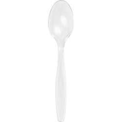 Clear Plastic Spoons Set