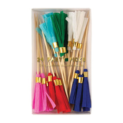 Colored Tassel Party Picks
