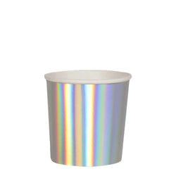 Silver Holographic Tumbler Cups