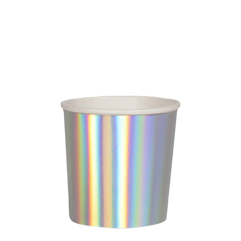 Silver Holographic Tumbler Cups