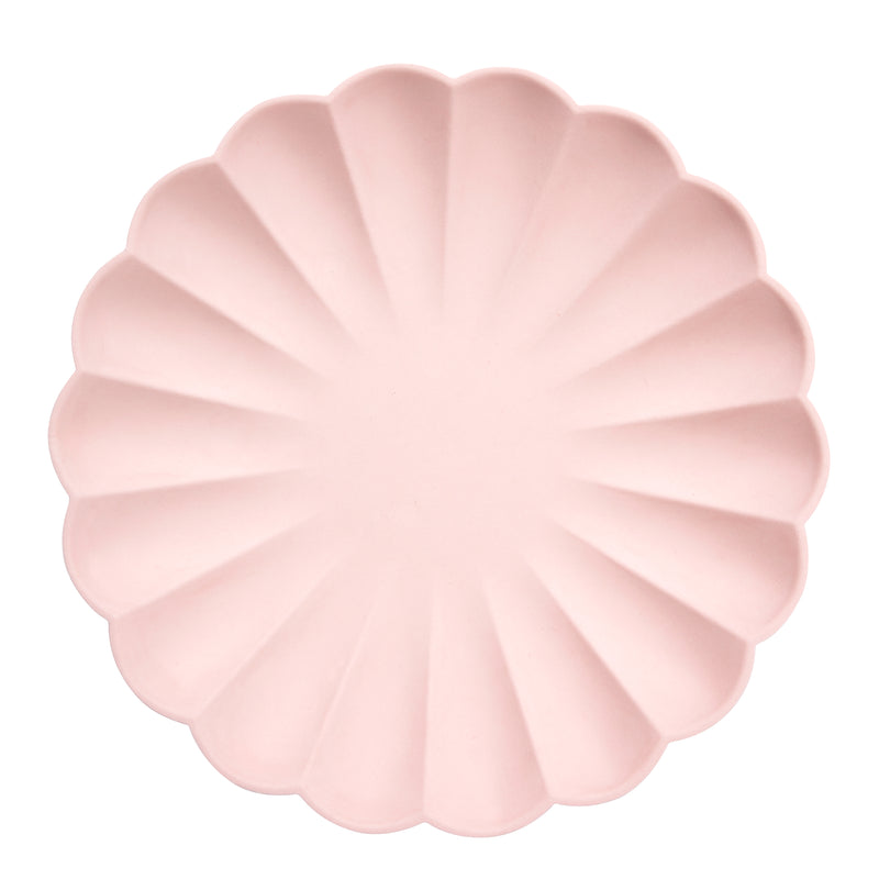 Pale Pink Simply Eco Plates - Large
