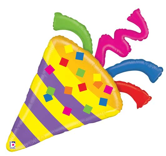 Emoji Party Horn Balloon
