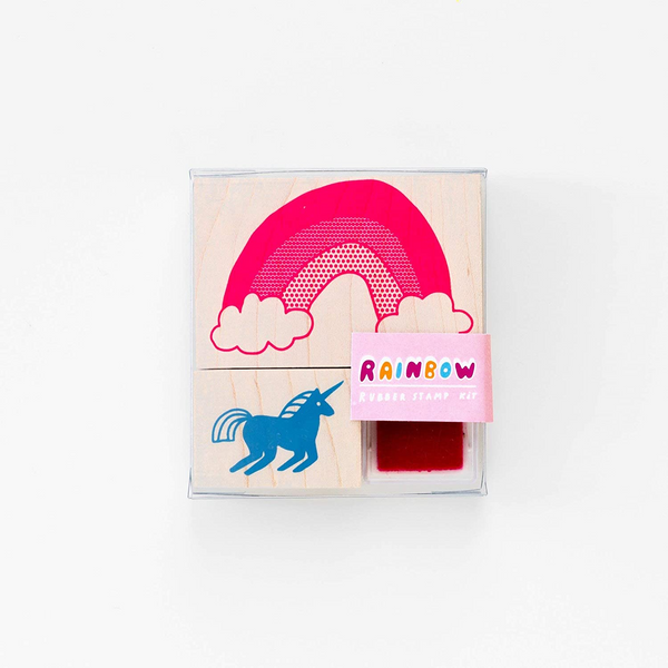 Rainbow & Unicorn Small Stamp Kit