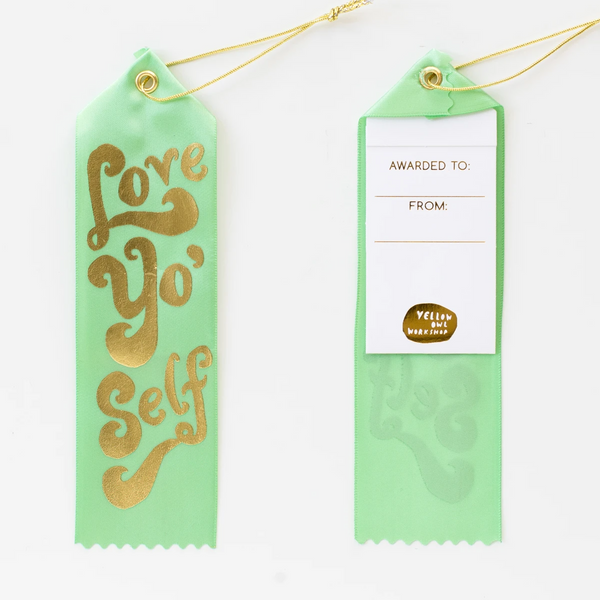 Love Yo' Self - Award Ribbon Card