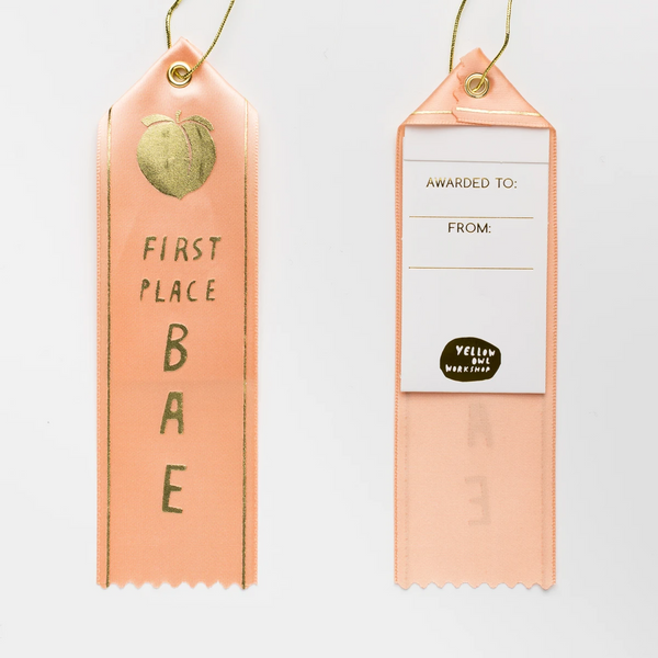 First Place Bae - Award Ribbon Card