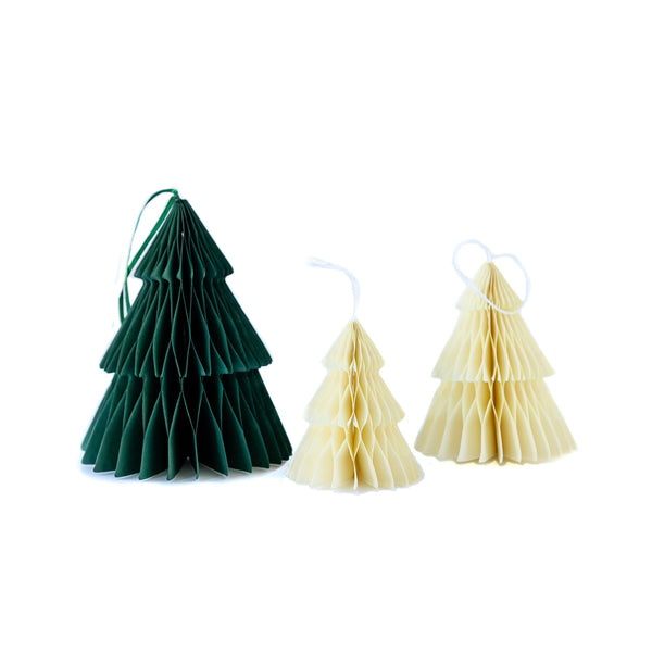 BOTANICAL 3D GREEN/CREAM TREES