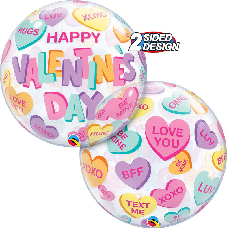 Valentine's Candy Heart Balloon