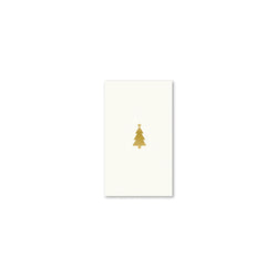 Golden Holiday Gold Tree Guest Napkin
