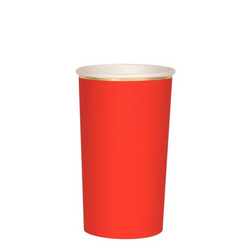 Red Highball Cups