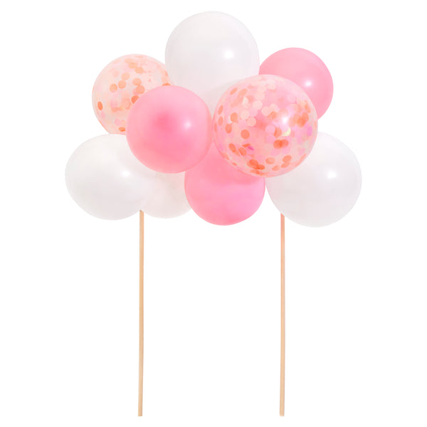 Pink Balloon Cake Topper Kit