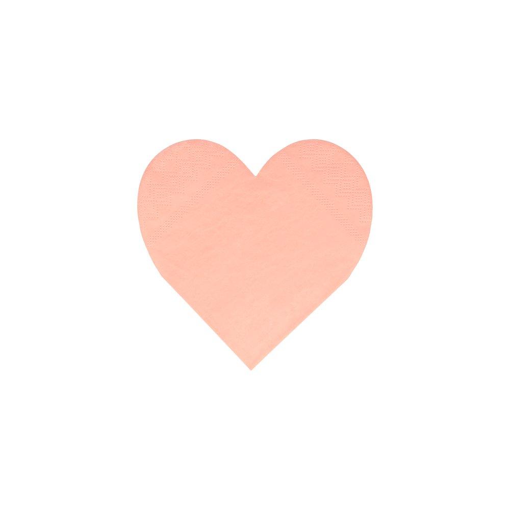 Pink Tone Small Heart Napkins - Thumbnail 3