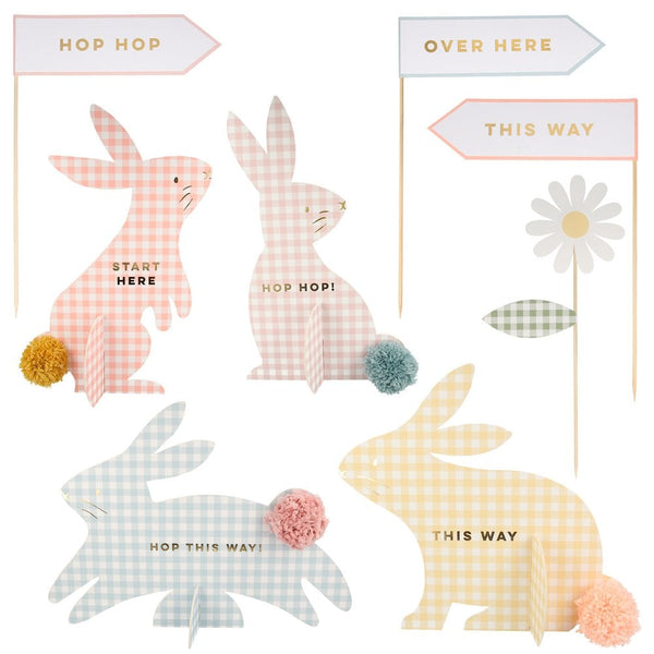 Bunny Honeycomb Decorations – Partyloving