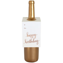 Happy Birthday Bottle Gift Tag
