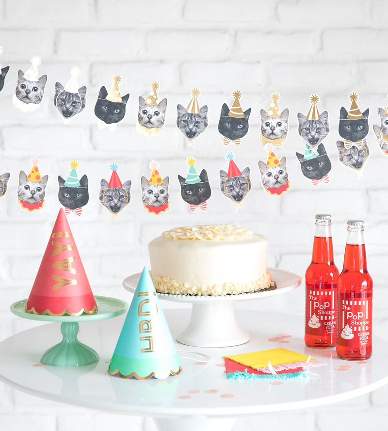 Party Animals Cat Garland