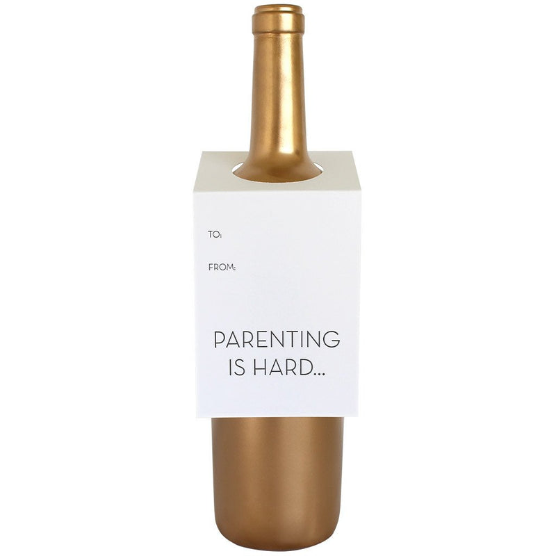 Parenting is Hard Bottle Gift Tag
