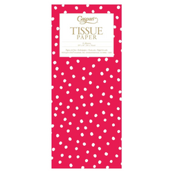 Painted Dots Red Tissue Paper