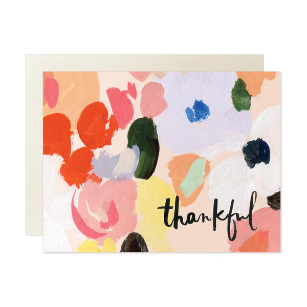 Petals Thankful Card