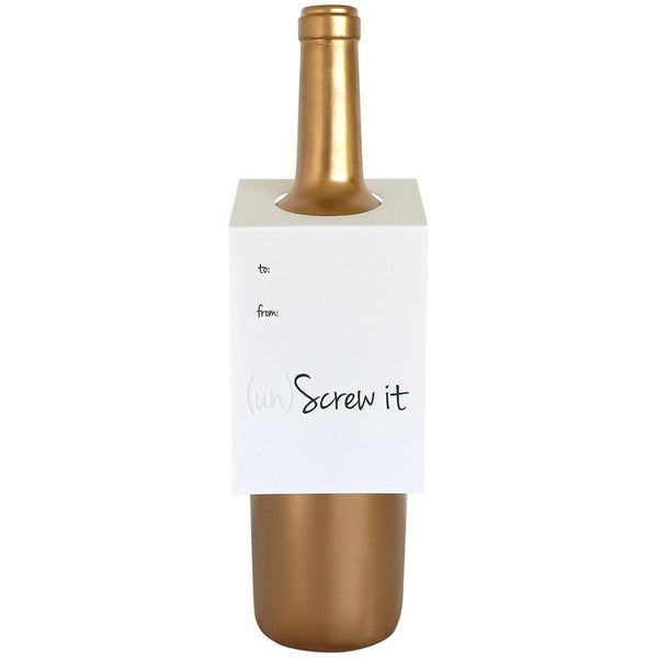 Un-Screw It Bottle Gift Tag