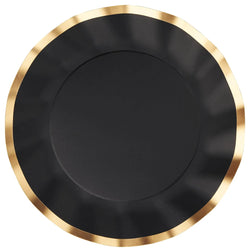 Wavy Dinner Plate Everyday Black