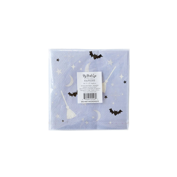 Witching Hour Witch Icons Cocktail Napkin