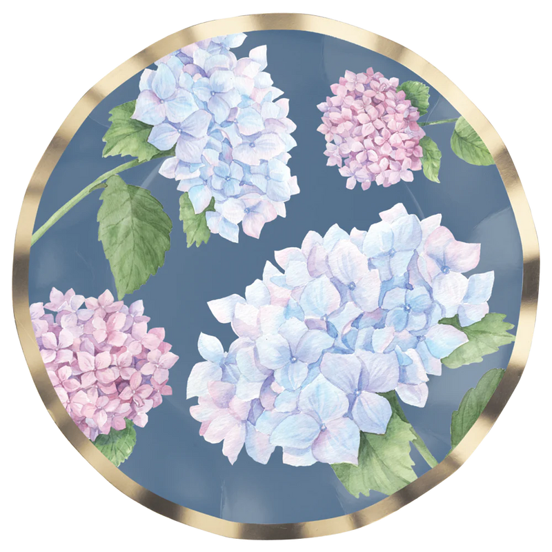 Hydrangea Salad Plates