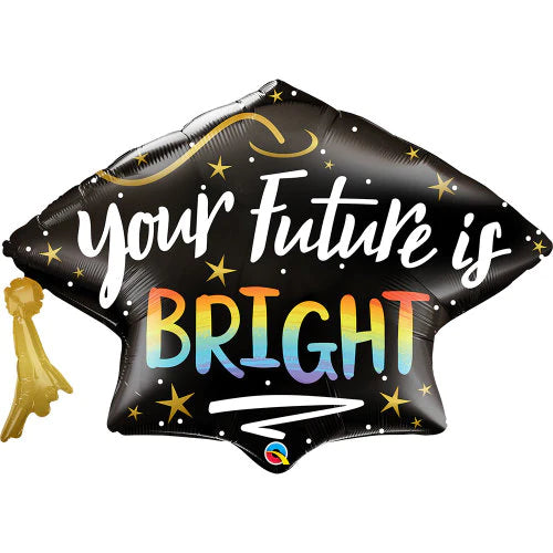 Your Future is Bright Grad Cap Balloon