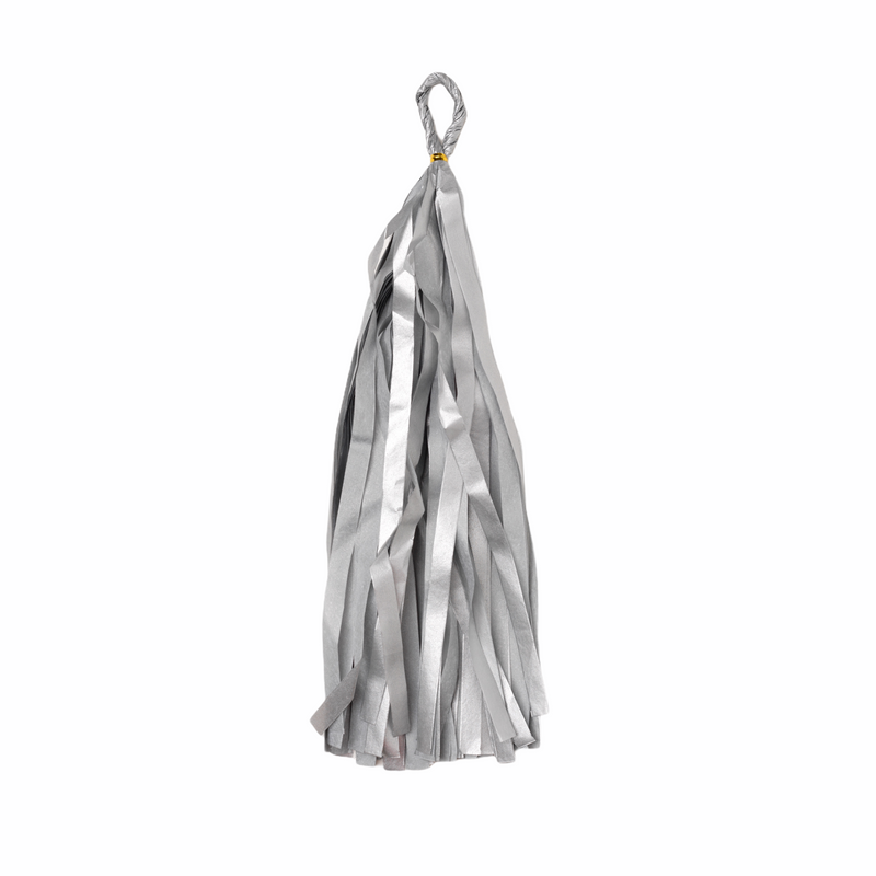 Tissue Paper Balloon Tassel - Antique Silver – Partyloving