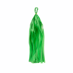 Tissue Paper Balloon Tassel - Green