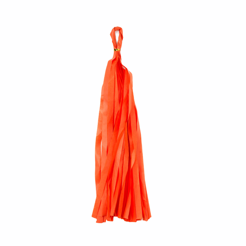Tissue Paper Balloon Tassel - Orange – Partyloving