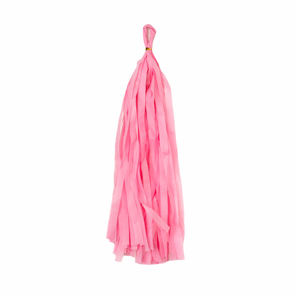 Tissue Paper Balloon Tassel - Pink