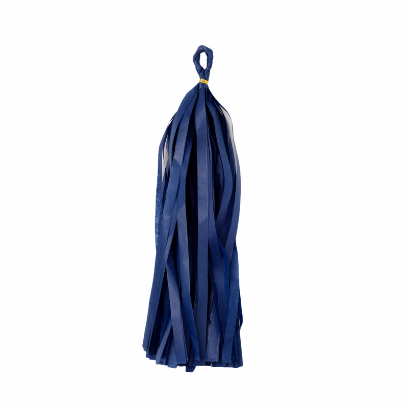 Tissue Paper Balloon Tassel - Navy Blue