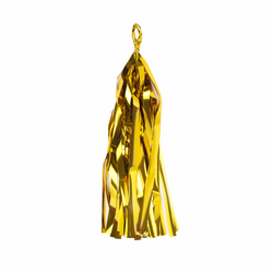 Tissue Paper Balloon Tassel - METALLIC GOLD