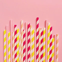 Flamingo Paper Straws - Mixed Pack