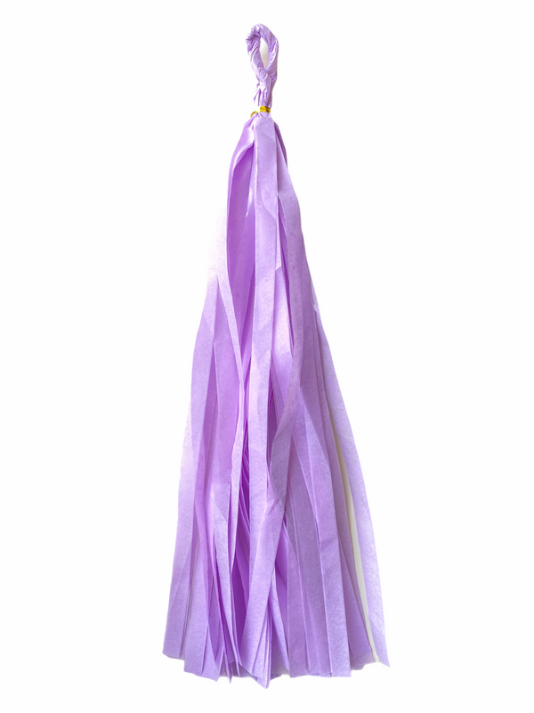 Tissue Paper Balloon Tassel - Lilac