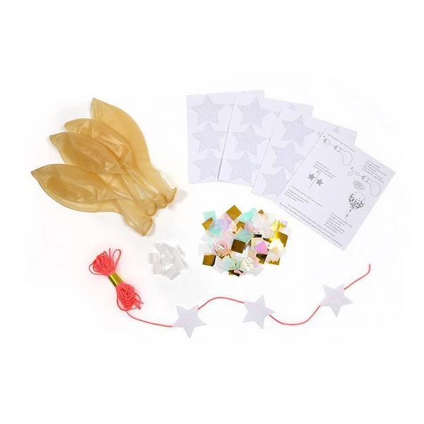Iridescent Confetti Balloon Kit (8)