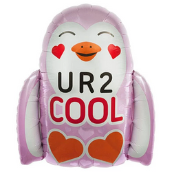 U R Cool Penguin Balloon